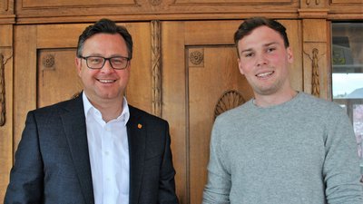 Aaron Amann neuer Mitarbeiter der Gemeinde Owingen