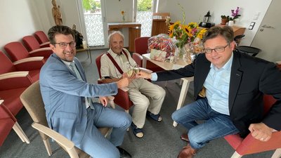 Kurt Herbeck feiert 100-jähriges Geburtstagsjubiläum