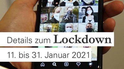 Lockdown bis zum 31. Januar 2021 verlängert