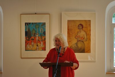 Ausstellung "Bilder in Batik" von Thea Stoltzenburg